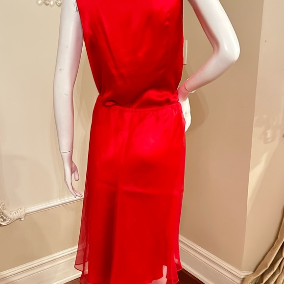 Escada Red Bolero Jacket  And Top Size 36 Flowy Skirt Size 34  / 3 Piece’s - Picture 5 of 15
